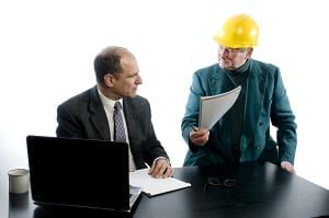 rj lerich/Shutterstock.com Bauunternehmer, Anwalt, Jurist, Vereinbarung